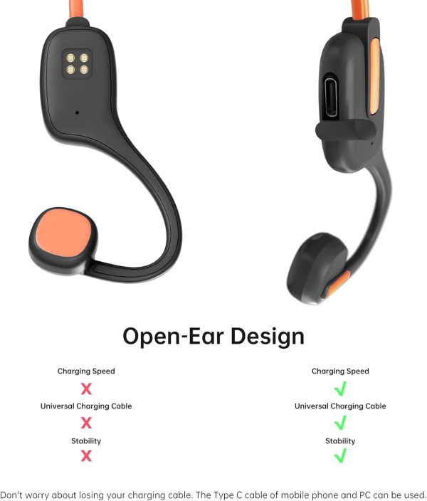 IFECCO Kids Open Ear Headphones - Kids Girls Bluetooth 5.3 Conduction Headphones with Mic,Ultra-Light,IPX5 Waterproof and Safer for Children Wireless Headphones,Perfect for School Travel Gifts (Pink) - Image 19