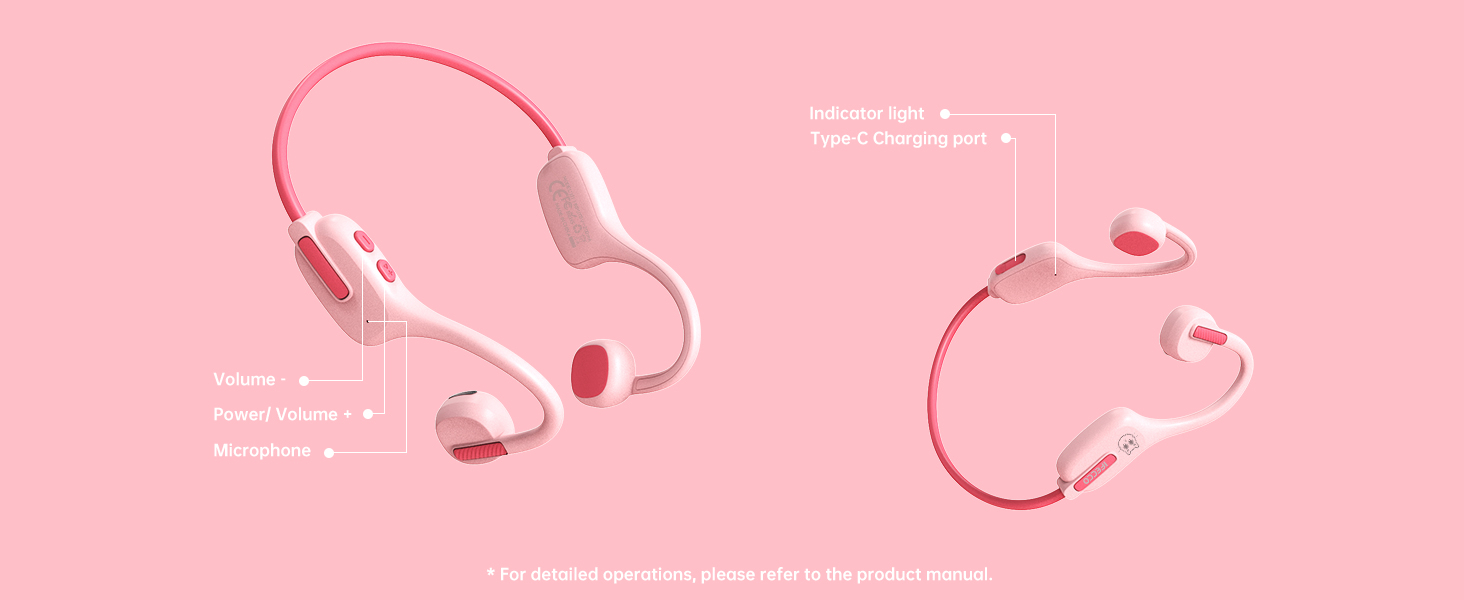 Open ear headphones for kids