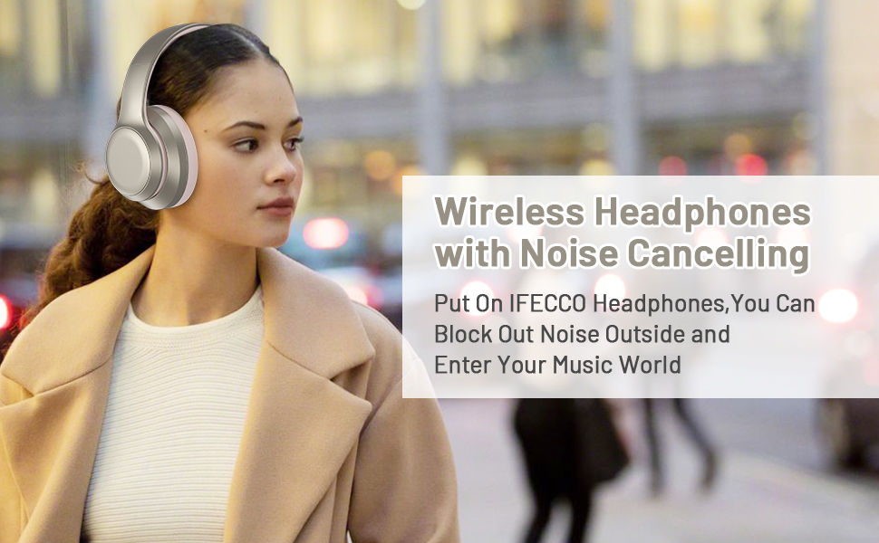 wireless headphones with noise cancelling