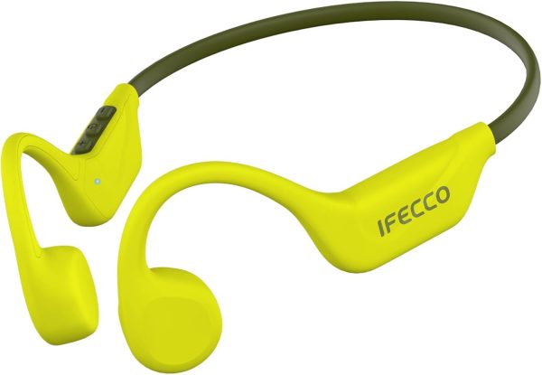 IFECCO Bone Conduction Headphones Bluetooth 5.4 - Wireless Open Ear Headphones with Mic,IPX5 Waterproof Bone Conduction Earbuds 10H Playtime for Cycling Running Hiking Bicycle - Image 8